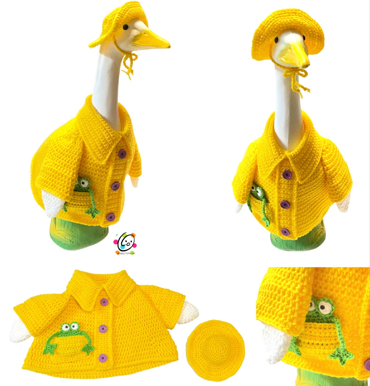 free pattern: rainy day goose - snappy tots